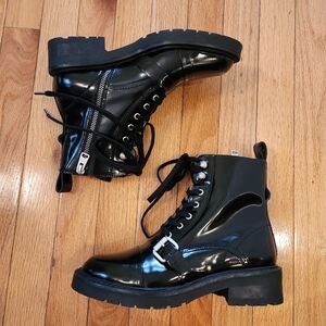 All Saints Donita Lace up combat boots size 37 (7)